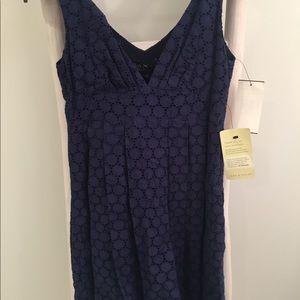 ABS Allen Schwartz Dresses - ABS navy eyelet woven dress ABS Allen Schwartz Dresses - ABS navy eyelet woven dress